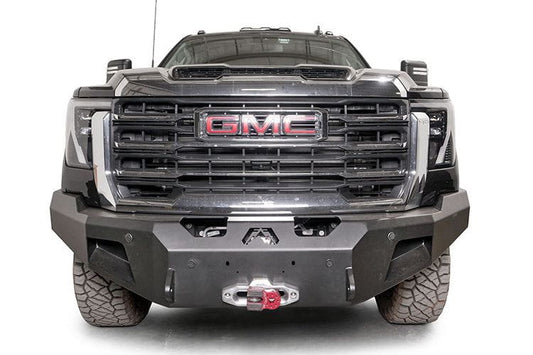Fab Fours GM24-A6251-1 GMC Sierra 2500/3500 2024 New Premium Front Bumper Winch Ready with No Guard