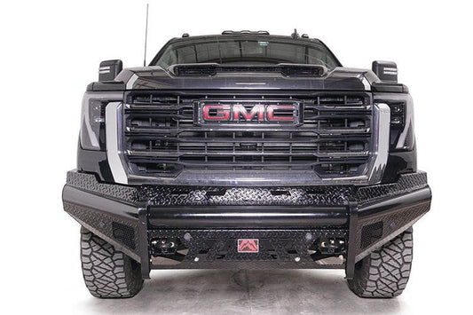 Fab Fours GM24-S6261-1 GMC Sierra 2500/3500 2024 Black Steel Front Bumper with No Guard