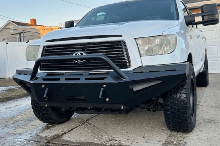 Fab Fours Red Steel TT07-RS1862-1 Toyota Tundra 2007-2013 Front Bumper Fab Fours Red Steel TT07-RS1862-1 Toyota Tundra 2007-2013 Front Bumper