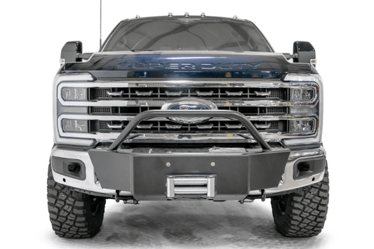 Fab Fours FS23-N5960-1 Ford F450/F550 Superduty 2023-2024 Winch Mount Front Bumper Large Frame