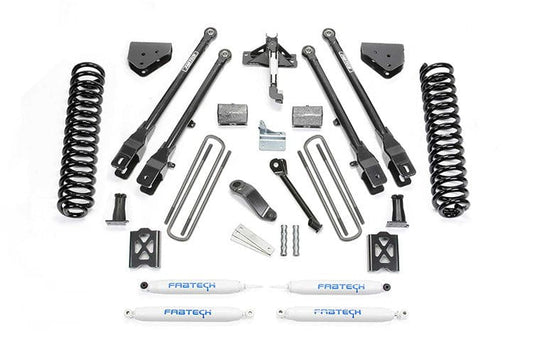 Fab Tech K20131 2005-2007 Ford F250 Super Duty 6" 4 Link System with Performance Shocks
