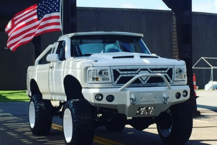 Iron Bull Front Bumper #1 for 1992–1996 Ford F150, featuring a durable and rugged F150 off road bumper designed for superior protection and performance