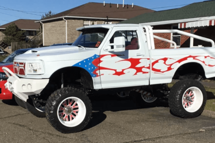 Iron Bull Front Bumper #1 for 1992–1996 Ford F150, featuring a durable and rugged F150 off road bumper designed for superior protection and performance