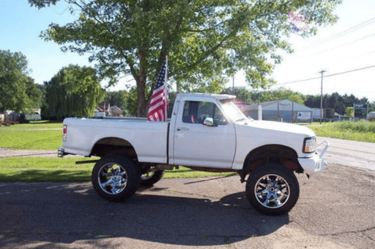 Iron Bull Front Bumper #1 for 1992–1996 Ford F150, featuring a durable and rugged F150 off road bumper designed for superior protection and performance