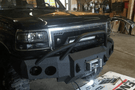 Iron Bull Front Bumper #1 for 1992–1996 Ford F150, featuring a durable and rugged F150 off road bumper designed for superior protection and performance
