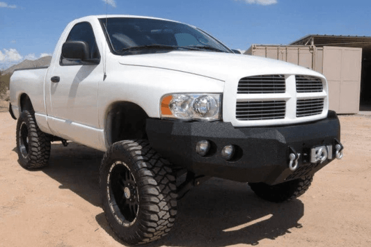 Iron Bull Custom Front Bumper #12 for Dodge Ram 1500 2002–2005 — durable and stylish, designed by Iron Bull Bumpers as a reliable front bumper replacement for added protection