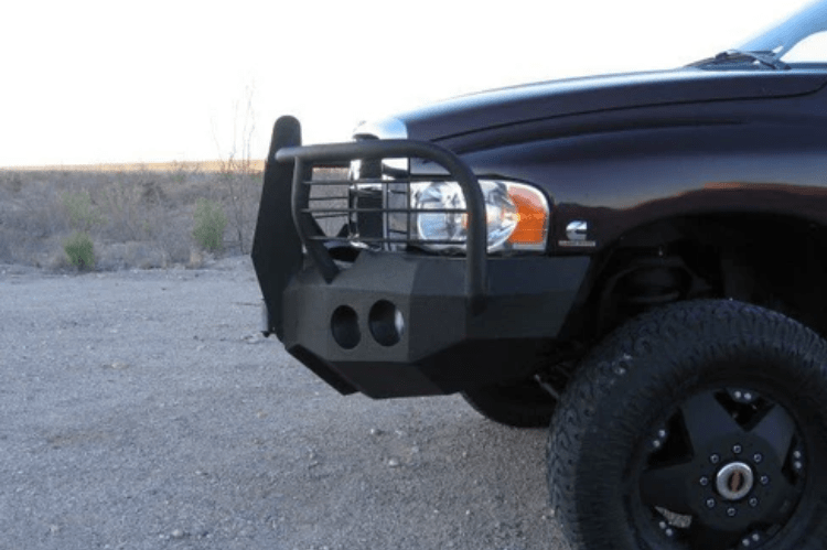 Iron Bull Custom Front Bumper #12 for Dodge Ram 1500 2002–2005 — durable and stylish, designed by Iron Bull Bumpers as a reliable front bumper replacement for added protection