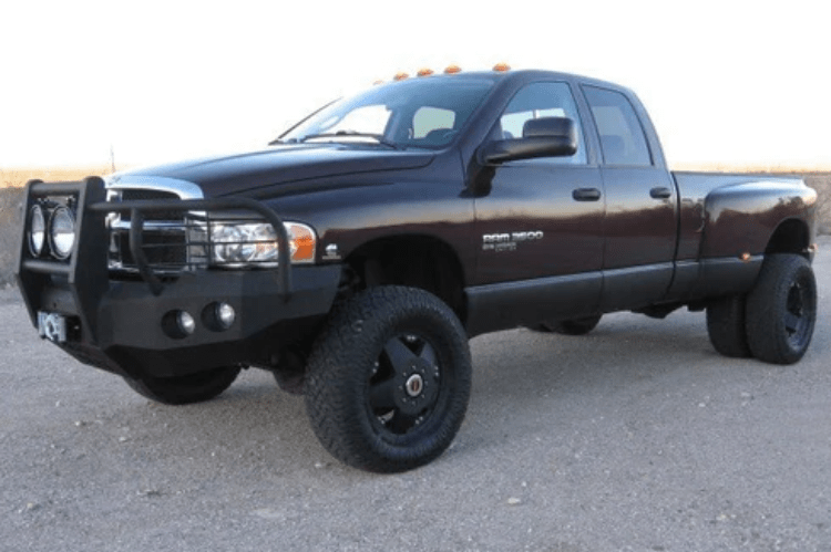 Iron Bull Custom Front Bumper #12 for Dodge Ram 1500 2002–2005 — durable and stylish, designed by Iron Bull Bumpers as a reliable front bumper replacement for added protection