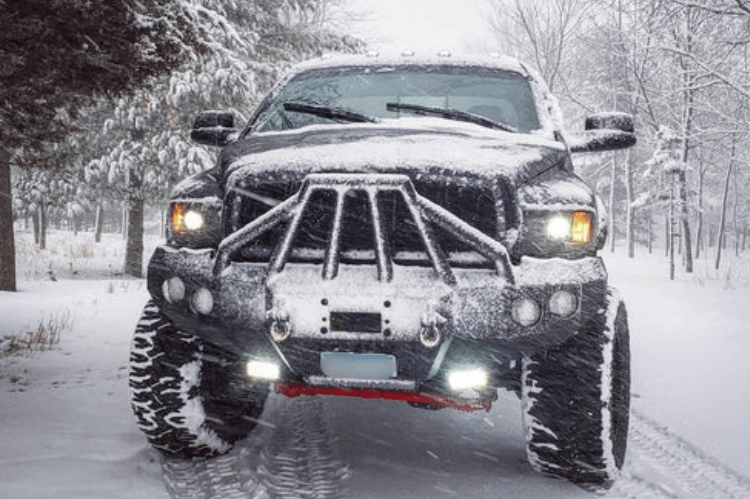 Iron Bull Custom Front Bumper #12 for Dodge Ram 1500 2002–2005 — durable and stylish, designed by Iron Bull Bumpers as a reliable front bumper replacement for added protection