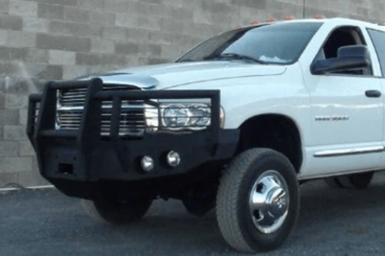 Iron Bull Custom Front Bumper #12 for Dodge Ram 1500 2002–2005 — durable and stylish, designed by Iron Bull Bumpers as a reliable front bumper replacement for added protection