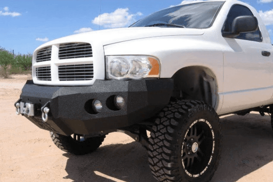 Iron Bull Custom Front Bumper #12 for Dodge Ram 1500 2002–2005 — durable and stylish, designed by Iron Bull Bumpers as a reliable front bumper replacement for added protection