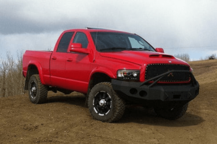 Iron Bull Custom Front Bumper #12 for Dodge Ram 1500 2002–2005 — durable and stylish, designed by Iron Bull Bumpers as a reliable front bumper replacement for added protection