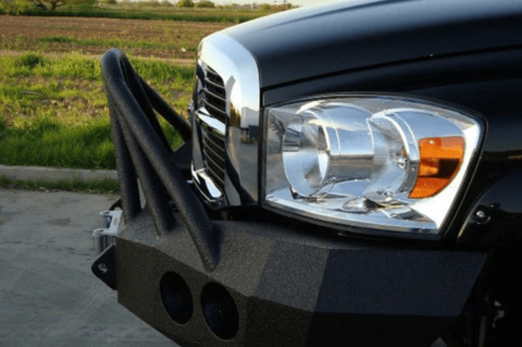 Iron Bull bumper #13 – steel front bumper Dodge Ram 2500/3500 2006–2009, designed for heavy-duty protection and a rugged aftermarket bumper upgrade