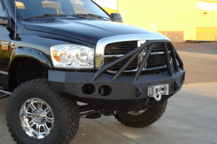 Iron Bull bumper #13 – steel front bumper Dodge Ram 2500/3500 2006–2009, designed for heavy-duty protection and a rugged aftermarket bumper upgrade