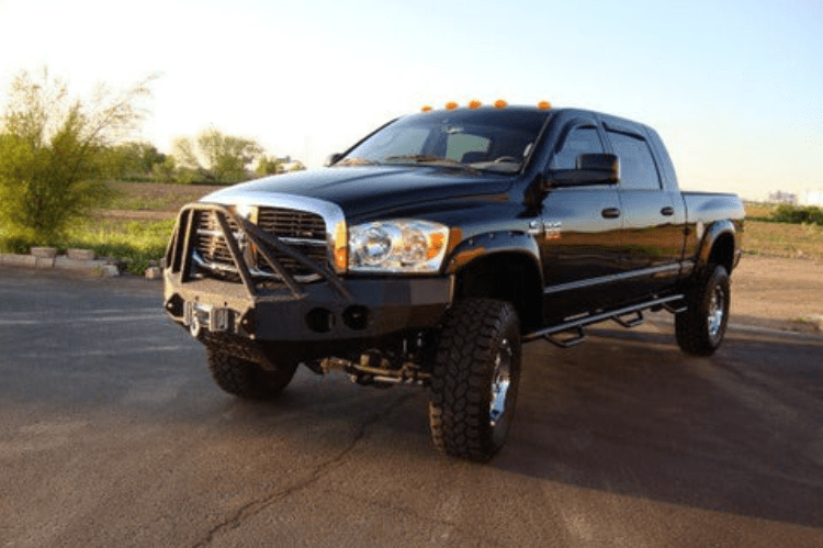 Iron Bull bumper #13 – steel front bumper Dodge Ram 2500/3500 2006–2009, designed for heavy-duty protection and a rugged aftermarket bumper upgrade