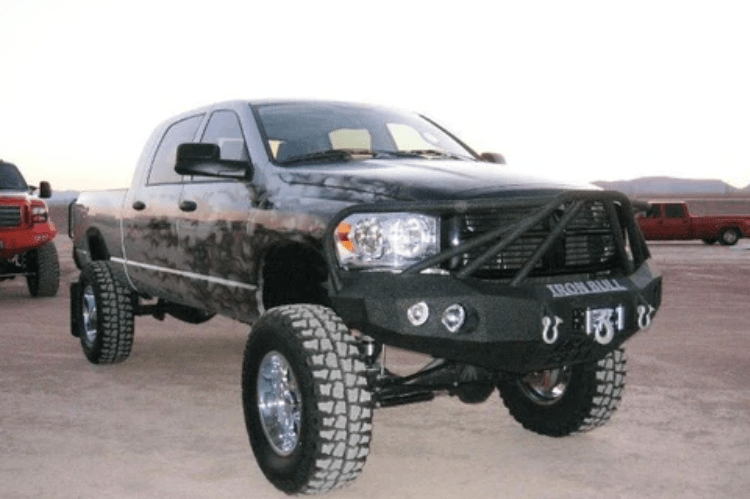 Iron Bull bumper #13 – steel front bumper Dodge Ram 2500/3500 2006–2009, designed for heavy-duty protection and a rugged aftermarket bumper upgrade
