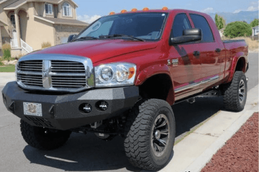 Iron Bull bumper #13 – steel front bumper Dodge Ram 2500/3500 2006–2009, designed for heavy-duty protection and a rugged aftermarket bumper upgrade
