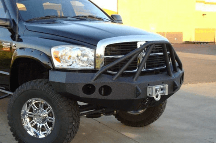 Iron Bull bumper #13 – steel front bumper Dodge Ram 2500/3500 2006–2009, designed for heavy-duty protection and a rugged aftermarket bumper upgrade