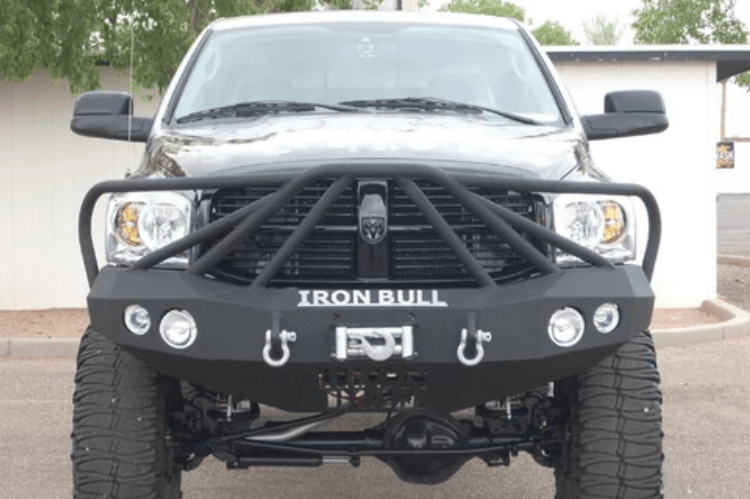 Iron Bull bumper #13 – steel front bumper Dodge Ram 2500/3500 2006–2009, designed for heavy-duty protection and a rugged aftermarket bumper upgrade