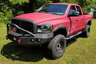 Iron Bull bumper #13 – steel front bumper Dodge Ram 2500/3500 2006–2009, designed for heavy-duty protection and a rugged aftermarket bumper upgrade