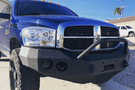 Iron Bull bumper #13 – steel front bumper Dodge Ram 2500/3500 2006–2009, designed for heavy-duty protection and a rugged aftermarket bumper upgrade
