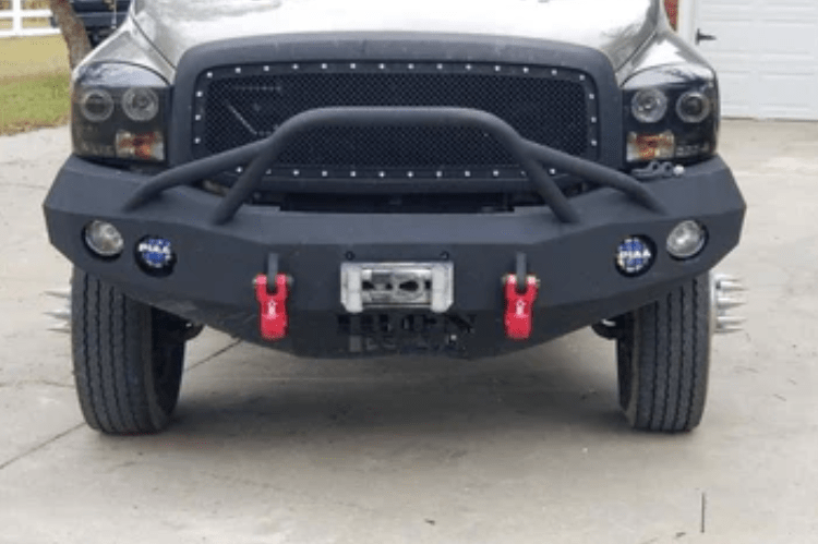 Iron Bull bumper #13 – steel front bumper Dodge Ram 2500/3500 2006–2009, designed for heavy-duty protection and a rugged aftermarket bumper upgrade