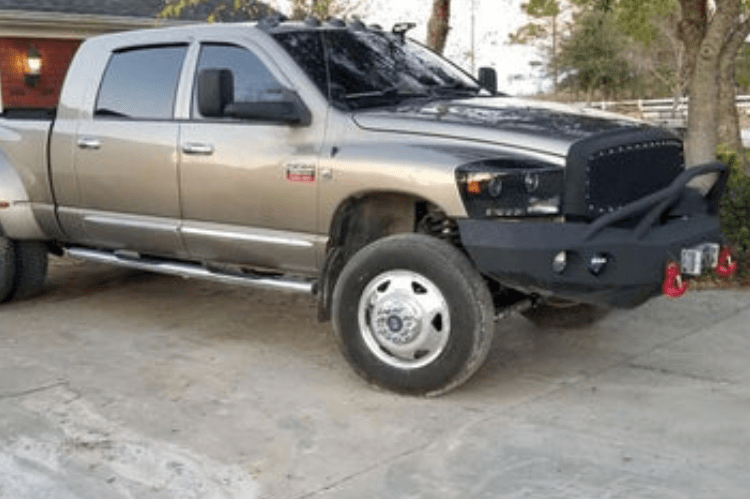 Iron Bull bumper #13 – steel front bumper Dodge Ram 2500/3500 2006–2009, designed for heavy-duty protection and a rugged aftermarket bumper upgrade