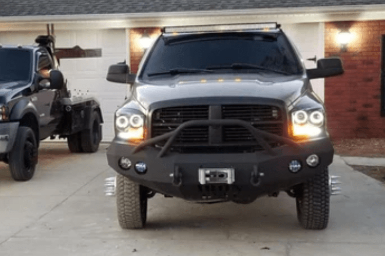 Iron Bull bumper #13 – steel front bumper Dodge Ram 2500/3500 2006–2009, designed for heavy-duty protection and a rugged aftermarket bumper upgrade