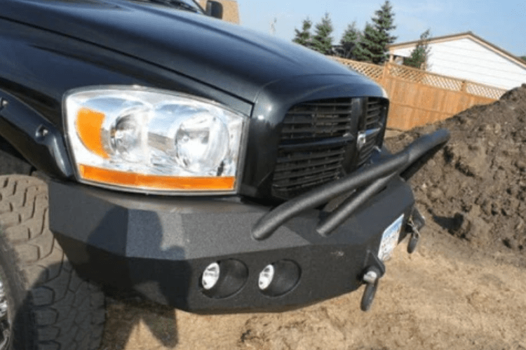 Iron Bull bumper #13 – steel front bumper Dodge Ram 2500/3500 2006–2009, designed for heavy-duty protection and a rugged aftermarket bumper upgrade