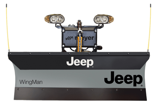 Durable Meyer 78300 WingMan snow plow attachment for truck, ideal for heavy-duty use and among the best snowplows for pickup trucks