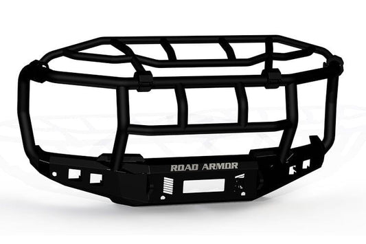 Road Armor 6232F6B-NW 2023-2025 Ford F250/F350 Superduty Stealth Non Winch Front Bumper Titan II Guard with Intimidator