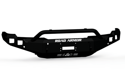 Road Armor Stealth Front Bumper Winch Ready with Pre-Runner Guard for GMC Sierra 2500/3500 2024-2025 Textured Black