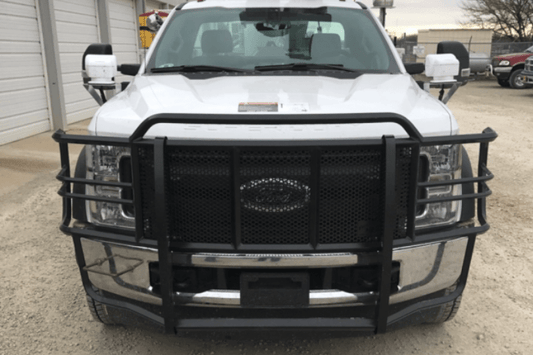 Thunder Struck Grille Guard FSD20-100 for 2020–2022 Ford F250/F350 Super Duty, a heavy-duty grille guard built for tough front-end protection and style.