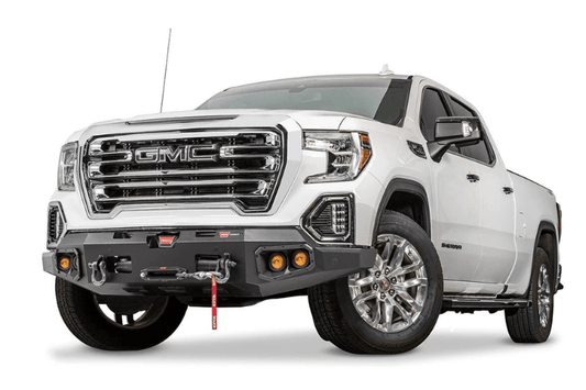 Heavy-Duty Warn Ascent Front Bumper for GMC Sierra 1500 (2019-2022)