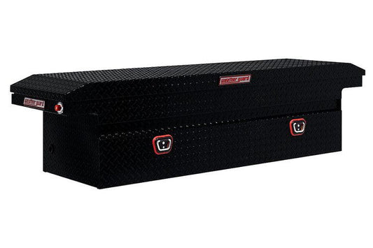 Weather Guard 121-5-04 Chevy Silverado 2500/3500 HD 2018-2025 Saddle Box Aluminum Full Low Profile Gloss Black