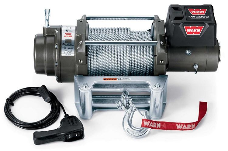 Warn 17801 M12 12K Heavy Duty Truck Winch Low Profile Design
