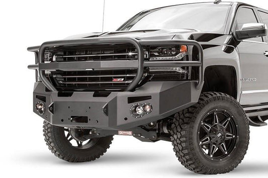 Fab Fours Chevy Silverado 1500 2016-2018 Front Bumper Winch Ready with Full Guard CS16-F3850-1