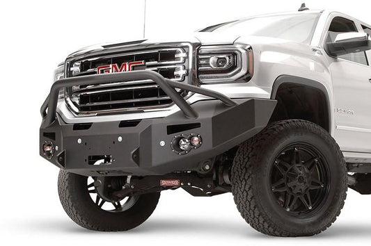 FabFours Premium Truck Front Bumper 2016-2018 GMC Sierra 1500 GS16-F3952-1 - BumperOnly