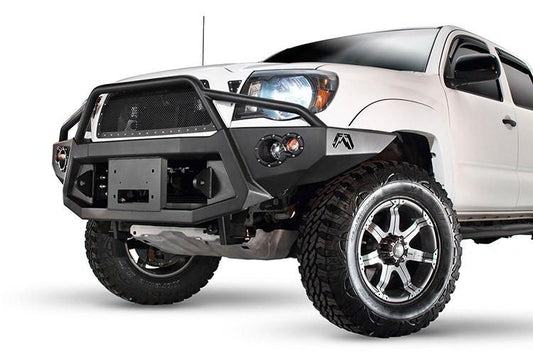 Fab Fours Toyota Tacoma 2005-2011 Front Bumper Winch Ready with Pre-Runner Guard TT05-B1552-1