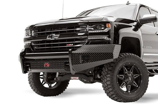 Fab Fours Chevy Silverado 1500 2016-2018 Front Bumper No Guard with Tow Hooks CS16-K3861-1