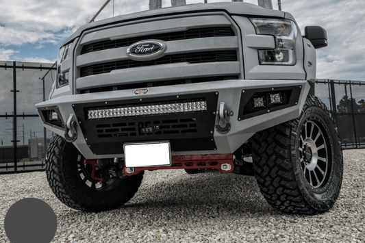 Bodyguard GAF18AN1B Ford F150 2018-2020 A2L Base Front Bumper ACC Compatible Single Light Bar Cutout