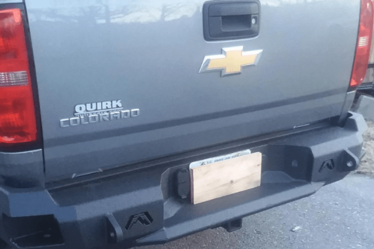 Fab Fours CC15-W3350-1 Chevy Colorado 2015-2025 Premium Rear Bumper (Also fits Chevy Colorado ZR2)