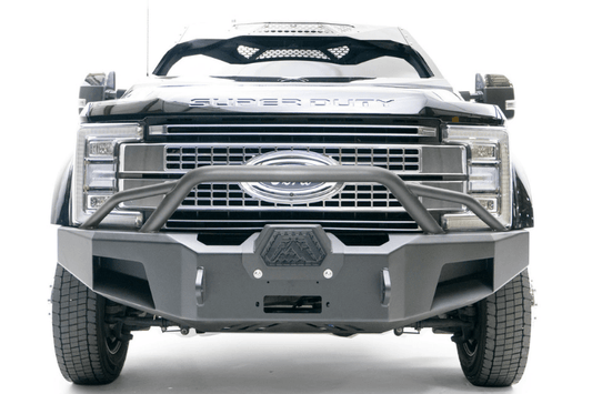 Fab Fours FS17-A4262-1 Ford F450/F550 Superduty 2017-2022 Premium Front Bumper Winch Ready with Pre-Runner Guard