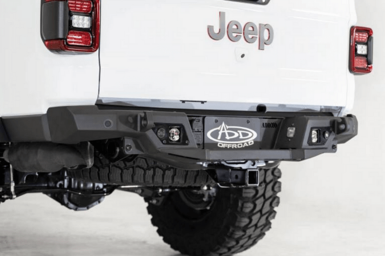 ADD R971241280103 Jeep Gladiator JT 2020-2023 Stealth Fighter Rear Bumper With Back Up Sensors