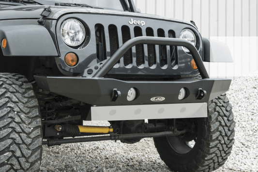 Lod Offroad Destroyer Front Bumper Jeep Wrangler JK 2007-2017 Mid-Width With Bull Bar Guard JFB0713