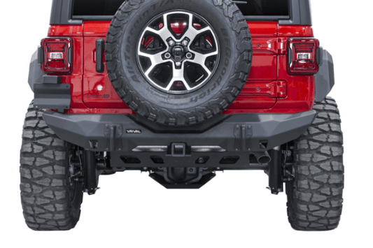 Rival 4X4 Jeep Wrangler JL 2018-2024 Rear Bumper Aluminum Stubby 2D.2709.1-NL