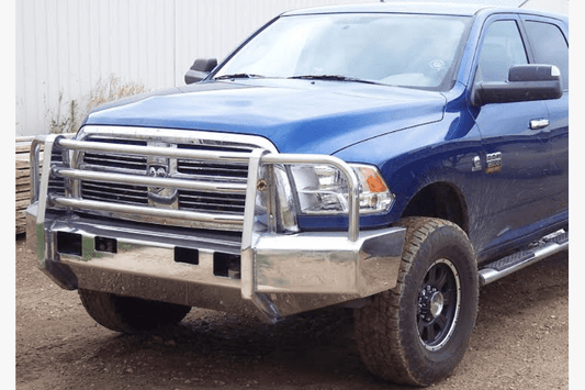 Truck Defender Aluminum Front Bumper Dodge Ram 2500/3500 2010-2016 Standard Polished 2D-1016