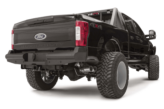 Fab Fours Black Steel Elite Rear Bumper 2017-2022 Ford F250/F350 Superduty FS17-U4150-1