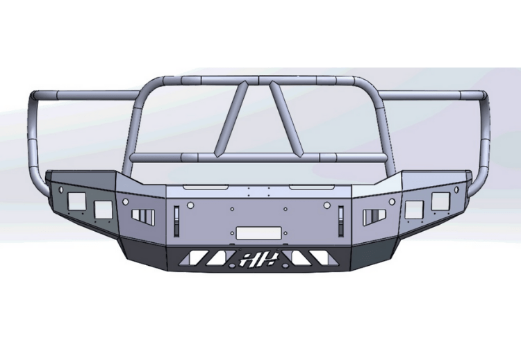 Hammerhead 600-56-0958 Dodge Ram 4500/5500 2019-2024 X-Series Front Bumper Winch Ready