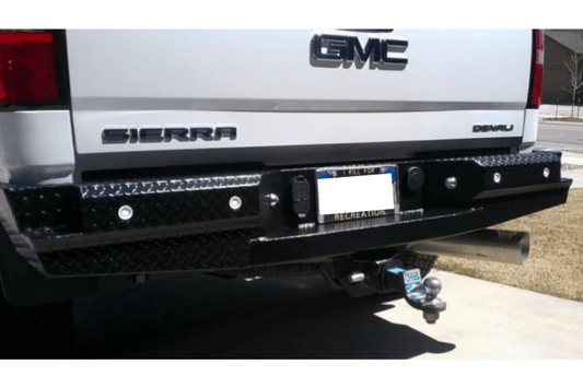 Thunder Struck Smooth Premium Chevy Silverado 2500HD/3500HD 2015-2019 Rear Bumper CHD15-300SM